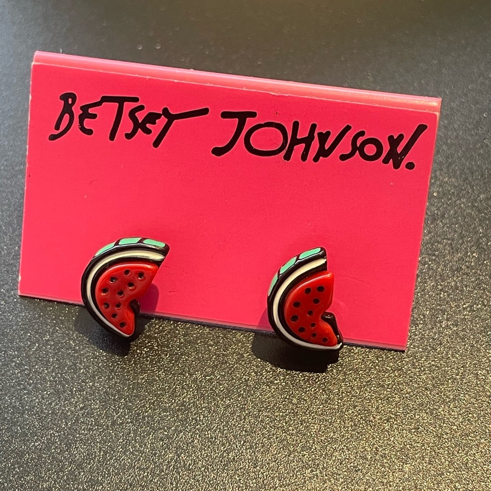 Betsy Johnson Watermelon Earrings